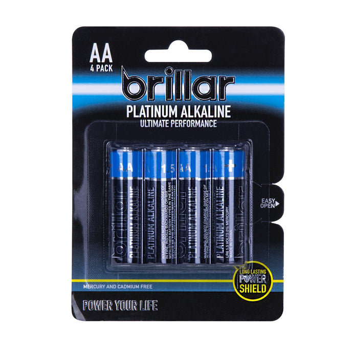 AA Platinum Alkaline Batteries 4pk - Living Today